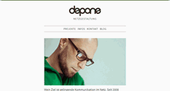 Desktop Screenshot of depone.net