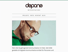 Tablet Screenshot of depone.net